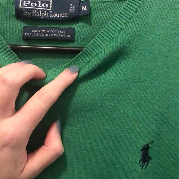 Polo Ralph Lauren Sweaters - Polo Ralph Lauren Green Sweater Sz Med